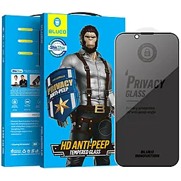 Захисне скло Blueo 2.5D Full Cover Anti-Peep для Apple iPhone 15 Pro (6.1") Black - фото Захисне скло Blueo 2.5D Full Cover Anti-Peep для Apple iPhone 15 Pro (6.1") Black