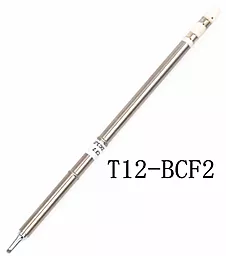 Паяльне жало з одностороннім зрізом HAKKO T12-BCF2 - фото Паяльне жало з одностороннім зрізом HAKKO T12-BCF2