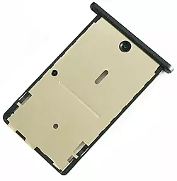 Держатель (лоток) Сим карты Xiaomi Mi4c / Mi4i Black - миниатюра 2
