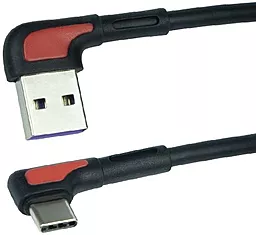 Кабель Remax L-Type USB-A - Type-C 25w 5a 1м cable Black (RC-181a) - фото Кабель Remax L-Type USB-A - Type-C 25w 5a 1м cable Black (RC-181a)