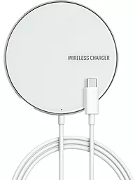 Беспроводное (индукционное) зарядное устройство Vinga 2a wireless charger white (VCHAMS) - фото Беспроводное (индукционное) зарядное устройство Vinga 2a wireless charger white (VCHAMS)