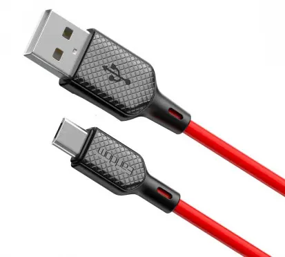 Кабель Earldom EC-154M USB-A - micro USB 12w 2.4a 1м cable red - фото 4