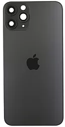 Задняя крышка корпуса Apple iPhone 11 Pro со стеклом камеры Original Space Gray - фото Задняя крышка корпуса Apple iPhone 11 Pro со стеклом камеры Original Space Gray