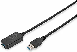 Кабель (шлейф) Digitus USB 3.0 AM/AF 5м чёрный (DA-73104) - фото Кабель (шлейф) Digitus USB 3.0 AM/AF 5м чёрный (DA-73104)