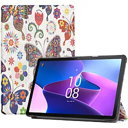 Чехол для планшета BeCover Smart Case для Lenovo Tab M10 Plus TB-125F (3rd Gen) 10.61" Butterfly (708311) - фото Чехол для планшета BeCover Smart Case для Lenovo Tab M10 Plus TB-125F (3rd Gen) 10.61" Butterfly (708311)