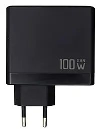 Сетевое зарядное устройство Monoko MAC014 100w PD/QC3.0 3xUSB-C/USB-A ports fast charger black - фото Сетевое зарядное устройство Monoko MAC014 100w PD/QC3.0 3xUSB-C/USB-A ports fast charger black