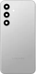 Задняя крышка корпуса Samsung Galaxy S24 FE S721 со стеклом камеры, Original Gray - фото Задняя крышка корпуса Samsung Galaxy S24 FE S721 со стеклом камеры, Original Gray