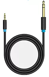 Аудіо кабель Vention Jack 6.35mm - mini Jack 3.5mm M/M 2м cable black (BABBH) - мініатюра 3