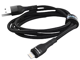 Кабель Proove Weft Weft USB-A - Lightning 12w 2.4a 1м cable Black (CCWF20001101) - миниатюра 2 Кабель Proove Weft Weft USB-A - Lightning 12w 2.4a 1м cable Black (CCWF20001101) - миниатюра 2