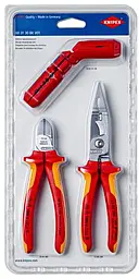 Набор инструментов для электромонтажа Knipex 00 31 30 BK V01 - фото Набор инструментов для электромонтажа Knipex 00 31 30 BK V01