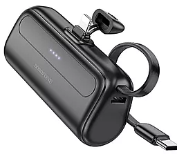 Повербанк Borofone BJ41 Pocket 5000 mAh Lightning Black