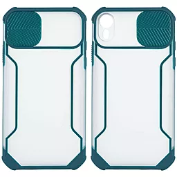 Чехол Epik Camshield matte Ease TPU со шторкой для Apple iPhone XR (6.1") Зеленый