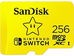 Карта пам'яті SanDisk microSDXC Nintendo Switch 256GB Class 10 (SDSQXAO-256G-GN3ZN) - фото Карта пам'яті SanDisk microSDXC Nintendo Switch 256GB Class 10 (SDSQXAO-256G-GN3ZN)