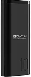 Повербанк Canyon PB-103 10000mAh (CNE-CPB010B) Black - фото Повербанк Canyon PB-103 10000mAh (CNE-CPB010B) Black