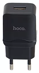 Мережевий зарядний пристрій Hoco C27A 1USB 2.4A Black
