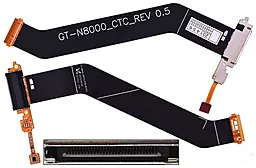 Нижний шлейф Samsung Galaxy Note N8000 / N8010 / N8020 с разъемом зарядки и микрофоном REV 0.5 - фото Нижний шлейф Samsung Galaxy Note N8000 / N8010 / N8020 с разъемом зарядки и микрофоном REV 0.5