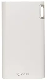 Повербанк Cord J208 8000 mAh White - фото Повербанк Cord J208 8000 mAh White