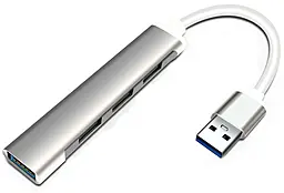 USB хаб EasyLife A-809 4-in-1 USB3.0 gray
