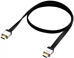 Видеокабель HDMI Slim High-Speed with Ethernet V2.0 2m Black Veron - миниатюра 2 Видеокабель HDMI Slim High-Speed with Ethernet V2.0 2m Black Veron - миниатюра 2