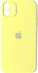 Чохол Silicone Case Full Camera для Apple IPhone 12  Mellow Yellow