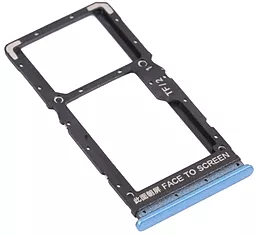Слот (лоток) SIM-карти Xiaomi Poco M4 Pro 5G Dual SIM та картки пам'яті Cool Blue - мініатюра 2