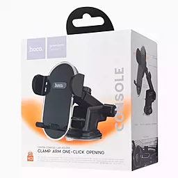 Держатель Hoco H3 Shiny Press Type Black - миниатюра 4 Держатель Hoco H3 Shiny Press Type Black - миниатюра 4
