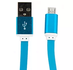 USB Кабель Dengos 0.2M micro USB Cable Blue (PLS-M-SHRT-PLSK-BLUE)