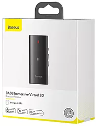 Блютуз-адаптер для навушників Baseus BA03 Immersive Virtual 3D Black (NGBA03-01) - мініатюра 6