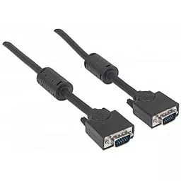 Кабель Manhattan-317733 VGA 3m Black - миниатюра 2 Кабель Manhattan-317733 VGA 3m Black - миниатюра 2