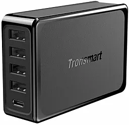 Мережевий зарядний пристрій Tronsmart U5P 5 USB 60W USB-C Home Charger Black