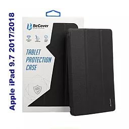 Чехол для планшета BeCover Tri Fold Soft TPU Siliconee для Apple iPad 9.7 2017/2018 Black (706875) - фото Чехол для планшета BeCover Tri Fold Soft TPU Siliconee для Apple iPad 9.7 2017/2018 Black (706875)