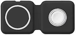 Беспроводная док-станция с быстрой QI зарядкой ColorWay 3-in-1 15w wireless charger black (CW-CHW32Q-BK) - фото Беспроводная док-станция с быстрой QI зарядкой ColorWay 3-in-1 15w wireless charger black (CW-CHW32Q-BK)