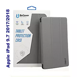 Чехол для планшета BeCover Tri Fold Soft TPU Siliconee для Apple iPad 9.7 2017/2018 Gray (706879) - фото Чехол для планшета BeCover Tri Fold Soft TPU Siliconee для Apple iPad 9.7 2017/2018 Gray (706879)