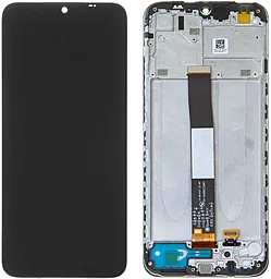 Дисплей Xiaomi Redmi 9A, Redmi 9C с тачскрином и рамкой, Black