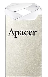 Флешка Apacer FLASH DRIVE AH111 64GB CRYSTAL (AP64GAH111CR-1) White