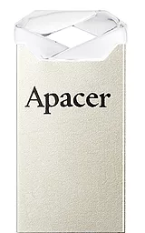 Флешка Apacer FLASH DRIVE AH111 64GB CRYSTAL (AP64GAH111CR-1) White - фото Флешка Apacer FLASH DRIVE AH111 64GB CRYSTAL (AP64GAH111CR-1) White