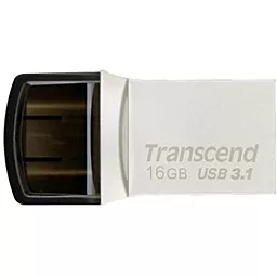 Флешка Transcend 16GB JetFlash 890S Silver USB 3.1 (TS16GJF890S) - фото Флешка Transcend 16GB JetFlash 890S Silver USB 3.1 (TS16GJF890S)