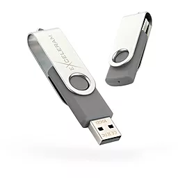 Флешка Exceleram 16GB P1 Series USB 2.0 (EXP1U2SIG16) Silver/Gray