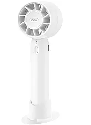Портативный вентилятор XO MF93 Mini 400mAh настольный, ручной White - фото Портативный вентилятор XO MF93 Mini 400mAh настольный, ручной White