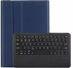 Чехол для планшета BeCover TouchPad с безпроводной клавиатурой для Samsung Galaxy Tab S9, Tab S9 FE Deep Blue (712418) - фото Чехол для планшета BeCover TouchPad с безпроводной клавиатурой для Samsung Galaxy Tab S9, Tab S9 FE Deep Blue (712418)