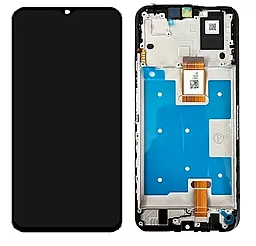 Дисплей Huawei Honor X6a с тачскрином и рамкой, Black