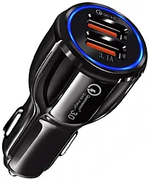 Автомобильное зарядное устройство WUW C100 18w QC3.0 2xUSB-A ports car ports black - фото Автомобильное зарядное устройство WUW C100 18w QC3.0 2xUSB-A ports car ports black
