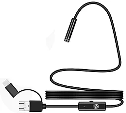 Эндоскоп EasyLife 3-в-1 microUSB / PC HD 1 м жесткий провод - фото Эндоскоп EasyLife 3-в-1 microUSB / PC HD 1 м жесткий провод