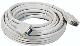 Видеокабель VGA 1080p 60hz 15m white (YT-VGA(M) / (M)3+2-15m) Merlion - фото Видеокабель VGA 1080p 60hz 15m white (YT-VGA(M) / (M)3+2-15m) Merlion