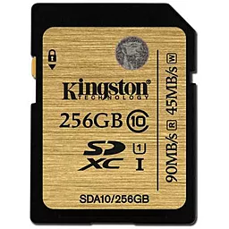 Карта пам'яті Kingston SDXC 256GB Class 10 UHS-I U1 (SDA10/256GB)