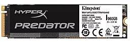 Накопичувач SSD HyperX Predator 960 GB M.2 2280 (SHPM2280P2/960G)