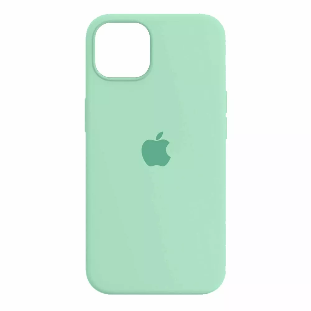 Чехол Silicone Case Full для Apple iPhone 15 Fresh Green - фото 1