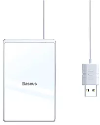 Беспроводное (индукционное) зарядное устройство Baseus Card Ultra-thin 15w wireless charger + USB cable whiter (wX01B-S2) - фото Беспроводное (индукционное) зарядное устройство Baseus Card Ultra-thin 15w wireless charger + USB cable whiter (wX01B-S2)