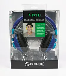 Навушники G-Cube GHV-170 BL Blue - мініатюра 4