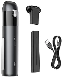 Пылесос Hoco S20 Extreme Speed Portable Vacuum Cleaner Grey - миниатюра 5